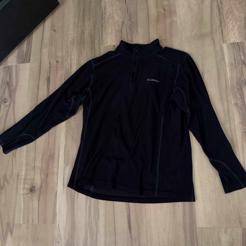 Columbia Men's Black Zip-Up Sweater